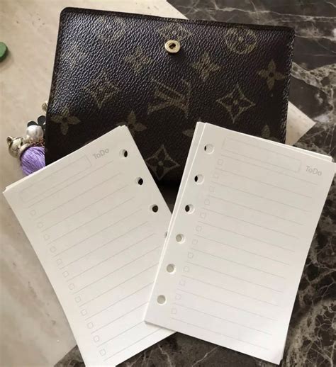 louis vuitton small planner refill|Louis Vuitton gm agenda refill.